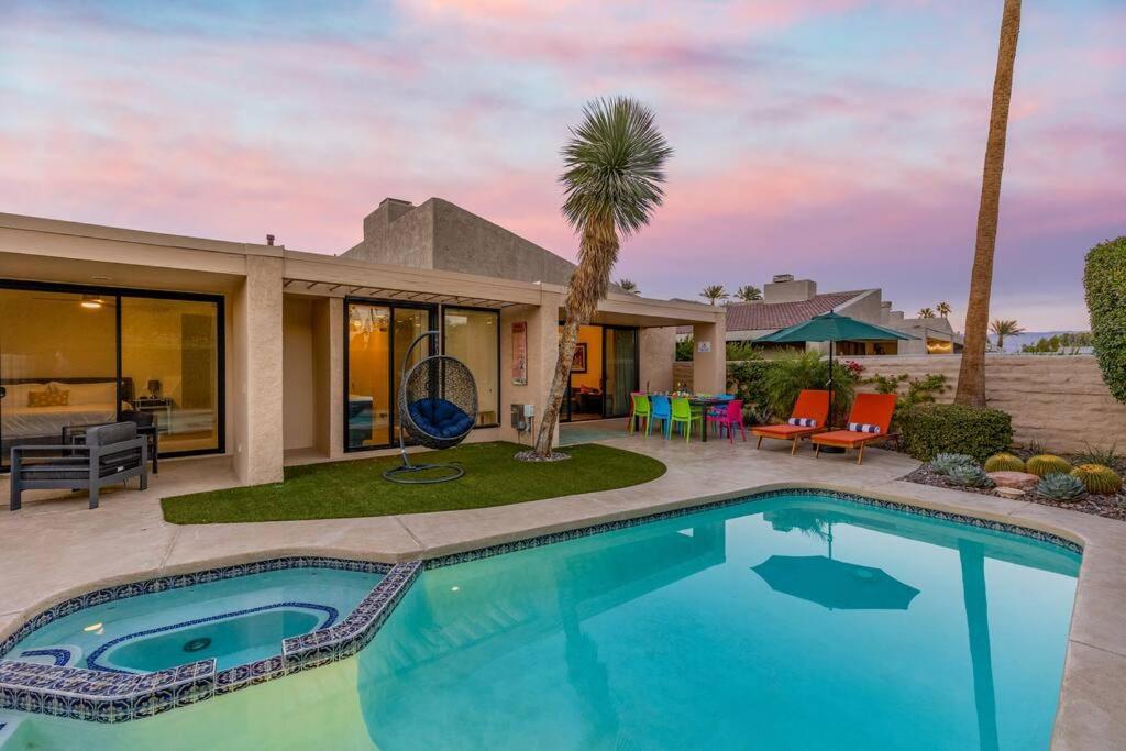 The Sunset House Pool & Spa بالم سبرينغس المظهر الخارجي الصورة