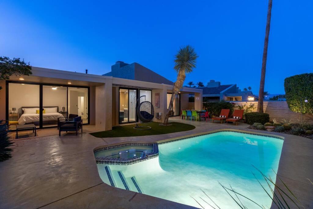 The Sunset House Pool & Spa بالم سبرينغس المظهر الخارجي الصورة