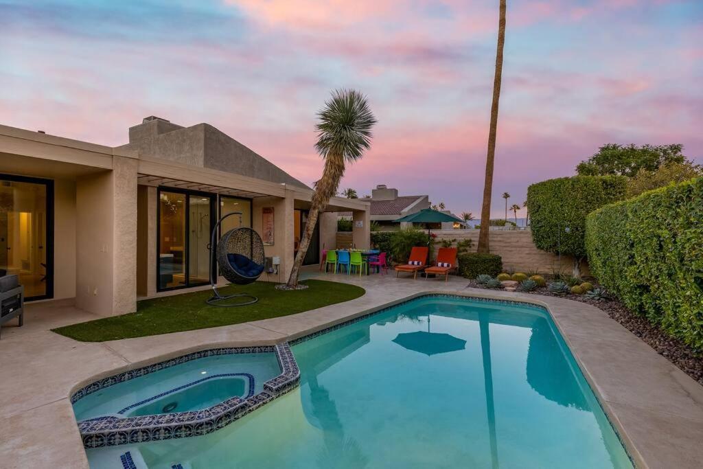 The Sunset House Pool & Spa بالم سبرينغس المظهر الخارجي الصورة